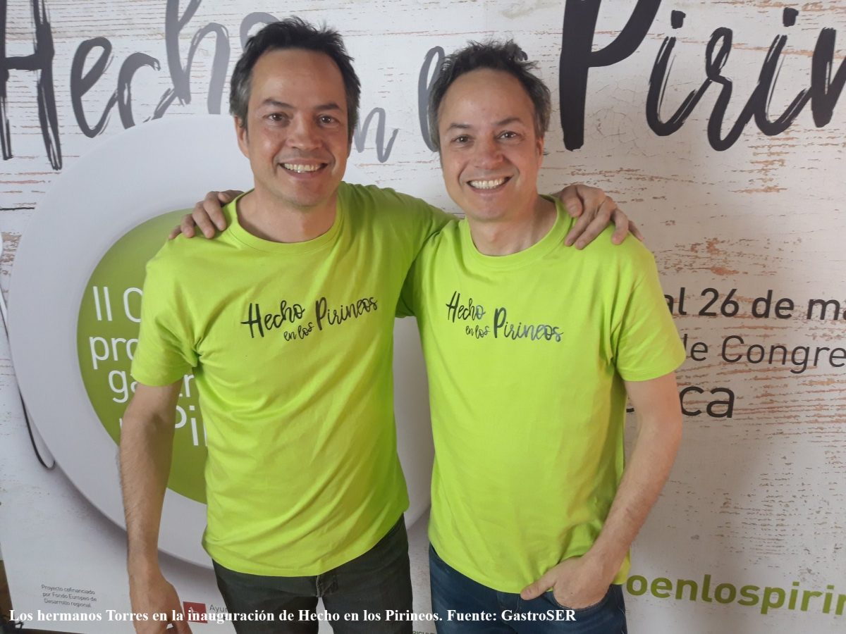 Los hermanos Torres en la inauguración de Hecho en los Pirineos. POST MENSUAL MARZO